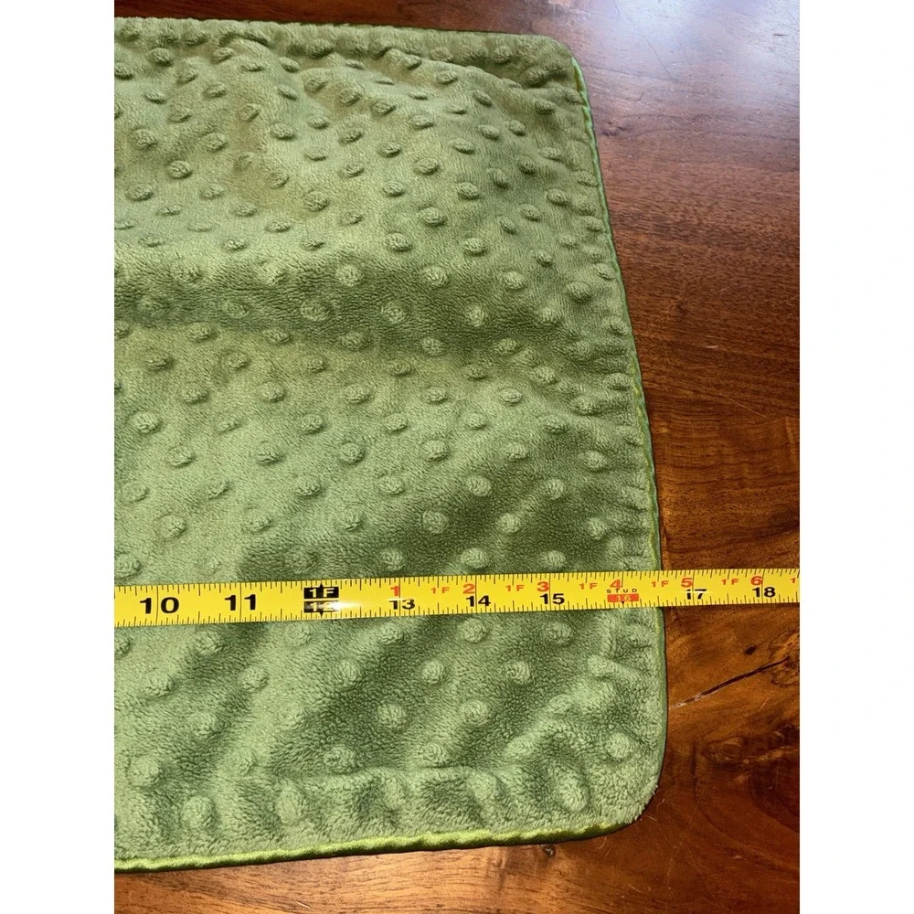My Blankee Baby Blanket Lovey Green Turtles Minky Back